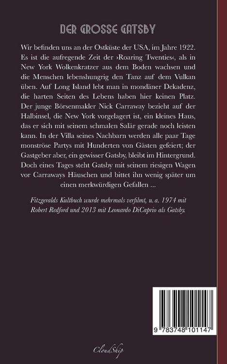 Produktbild: Der gro&szlig;e Gatsby