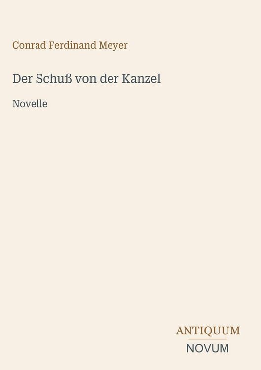Produktbild: Der Schu&szlig; von der Kanzel