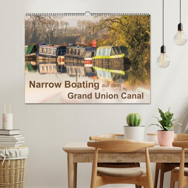 Produktbild: Narrow Boating auf dem Grand Union Canal (Wandkalender 2026 DIN A2 quer), CALVENDO Monatskalender