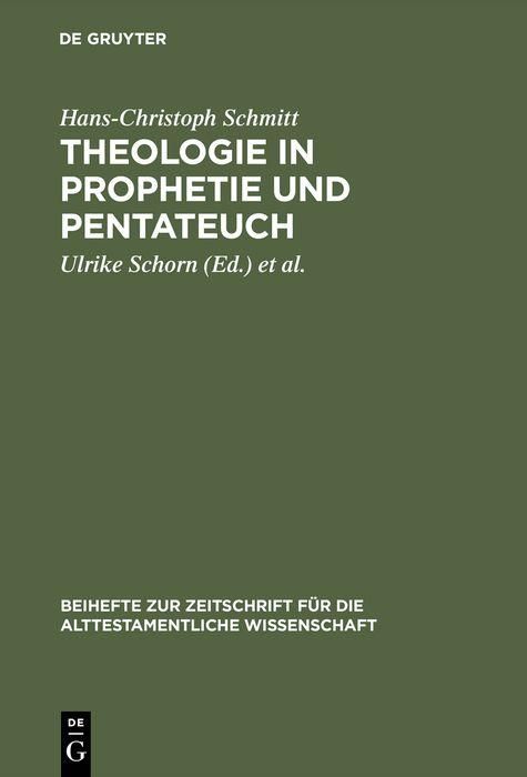 Produktbild: Theologie in Prophetie und Pentateuch