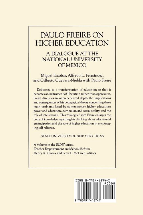 Produktbild: Paulo Freire on Higher Education
