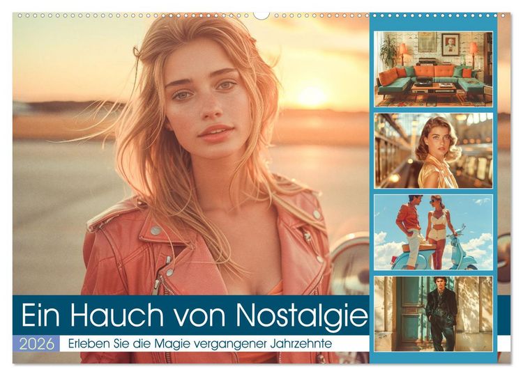 Produktbild: Ein Hauch von Nostalgie (Wandkalender 2026 DIN A2 quer), CALVENDO Monatskalender