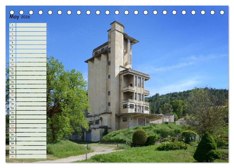 Produktbild: Abandoned Provence (Desk Calendar 2026 DIN A5 landscape), CALVENDO 12 Month DeskCalendar