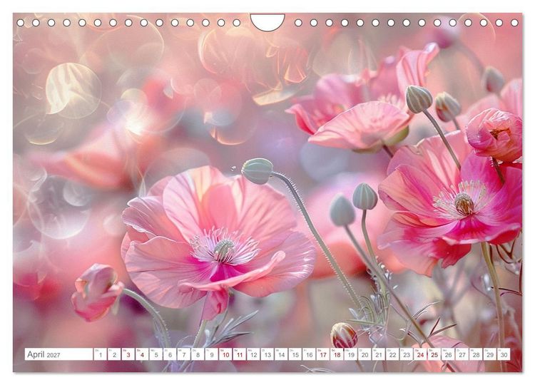 Produktbild: Bezaubernde Mohnblumen (Wandkalender 2027 DIN A4 quer), CALVENDO Monatskalender