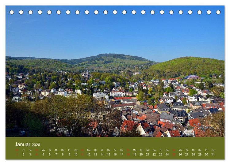 Produktbild: K&ouml;nigstein im Taunus und Umgebung (Tischkalender 2026 DIN A5 quer), CALVENDO Monatskalender