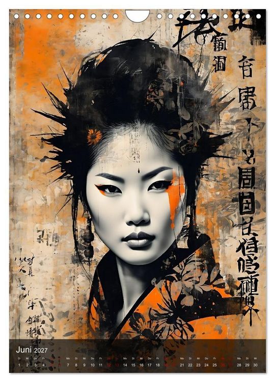 Produktbild: Geisha - Asian Spirit (Wandkalender 2027 DIN A4 hoch), CALVENDO Monatskalender