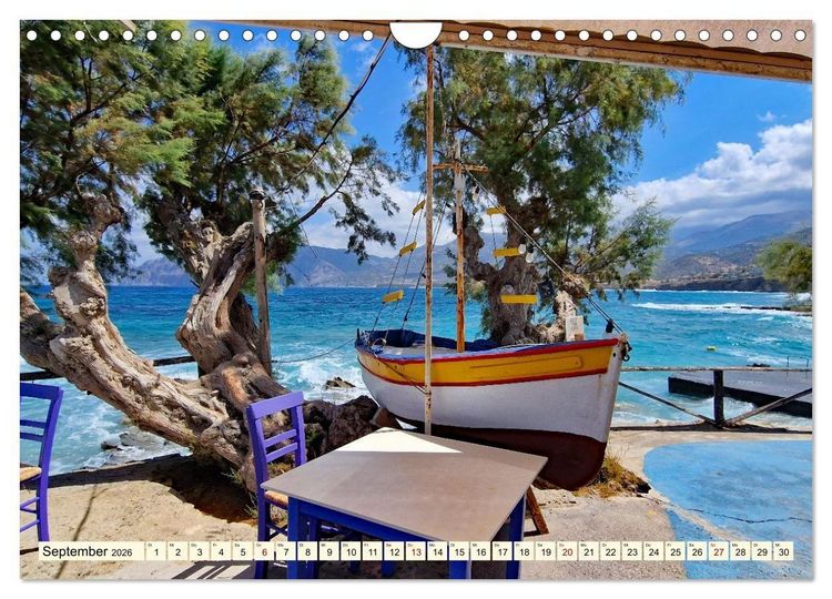 Produktbild: Gr&uuml;nde f&uuml;r Urlaub auf Kreta (Wandkalender 2026 DIN A4 quer), CALVENDO Monatskalender