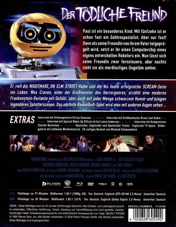 Produktbild: Der t&ouml;dliche Freund - Mediabook (Blu-ray+DVD)