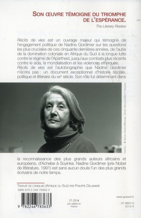Produktbild: R&eacute;cits de vies (1954-2008)