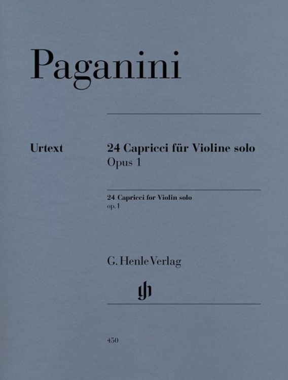 Produktbild: Nicolò Paganini - 24 Capricci op. 1