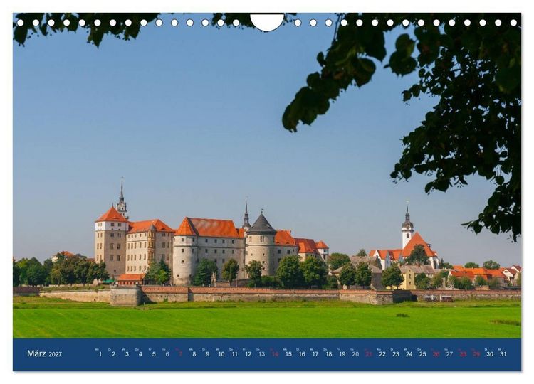 Produktbild: Sachsens Schl&ouml;sser und Burgen (Wandkalender 2027 DIN A4 quer), CALVENDO Monatskalender