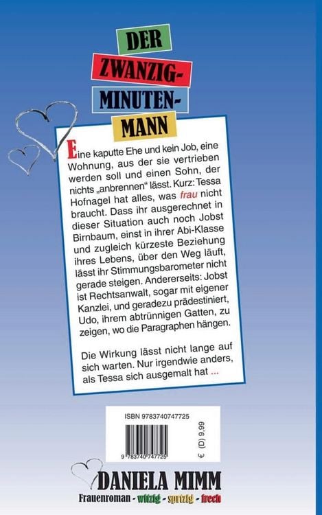 Produktbild: Der Zwanzig-Minuten-Mann