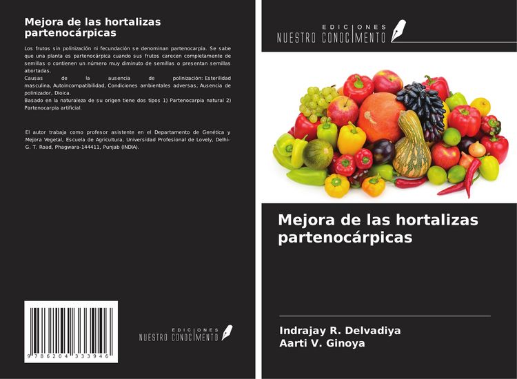 Produktbild: Mejora de las hortalizas partenoc&aacute;rpicas