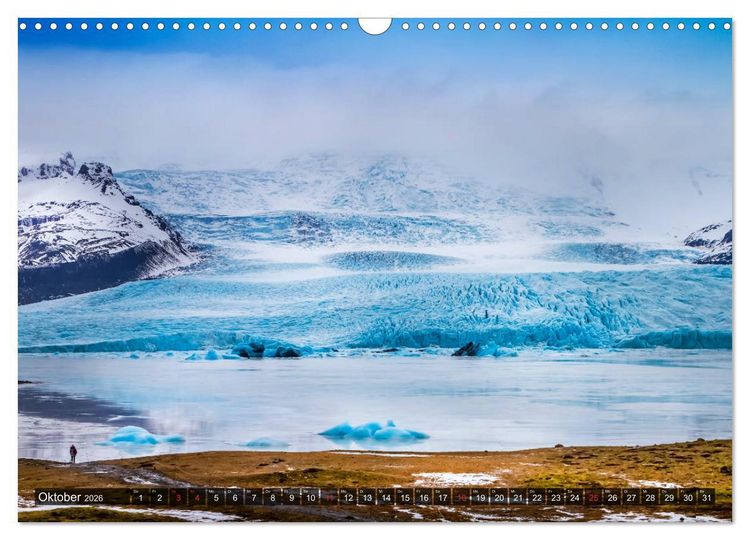 Produktbild: ISLAND Ein fantastisches Erlebnis (Wandkalender 2026 DIN A3 quer), CALVENDO Monatskalender