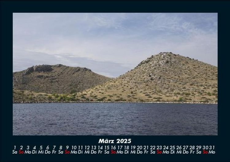 Produktbild: Landschaftskalender 2025 Fotokalender DIN A5