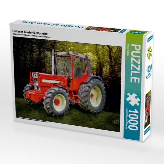 Produktbild: CALVENDO Puzzle Oldtimer Traktor McCormick | 1000 Teile Lege-Gr&ouml;&szlig;e 64x48cm Foto-Puzzle f&uuml;r gl&uuml;ckliche Stunden