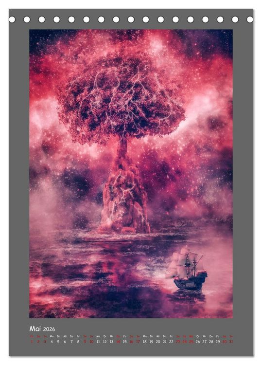Produktbild: Yggdrasil - Der Baum des Lebens (Tischkalender 2026 DIN A5 hoch), CALVENDO Monatskalender