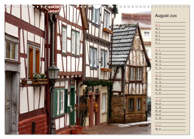 Produktbild: Bad Orb - Romantik im Spessart (Wandkalender 2026 DIN A3 quer), CALVENDO Monatskalender