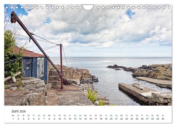 Produktbild: Bornholm - die K&uuml;sten der Ostseeinsel (Wandkalender 2026 DIN A4 quer), CALVENDO Monatskalender