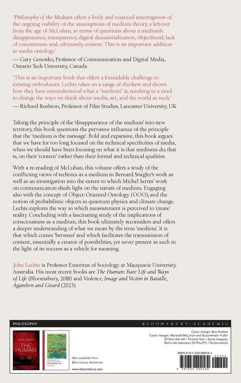 Produktbild: Philosophy of the Medium