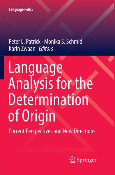 Produktbild: Language Analysis for the Determination of Origin