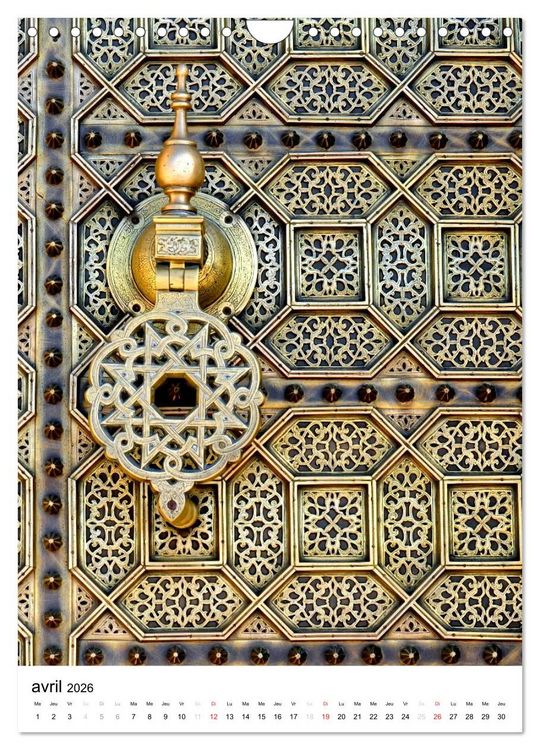Produktbild: Portes du Maroc (Calendrier mural 2026 DIN A4 horizontal), CALVENDO calendrier mensuel