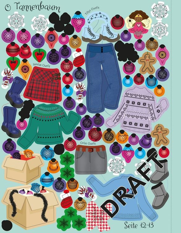 Produktbild: Mein Anziehpuppen-Stickerbuch: Winterwunderland