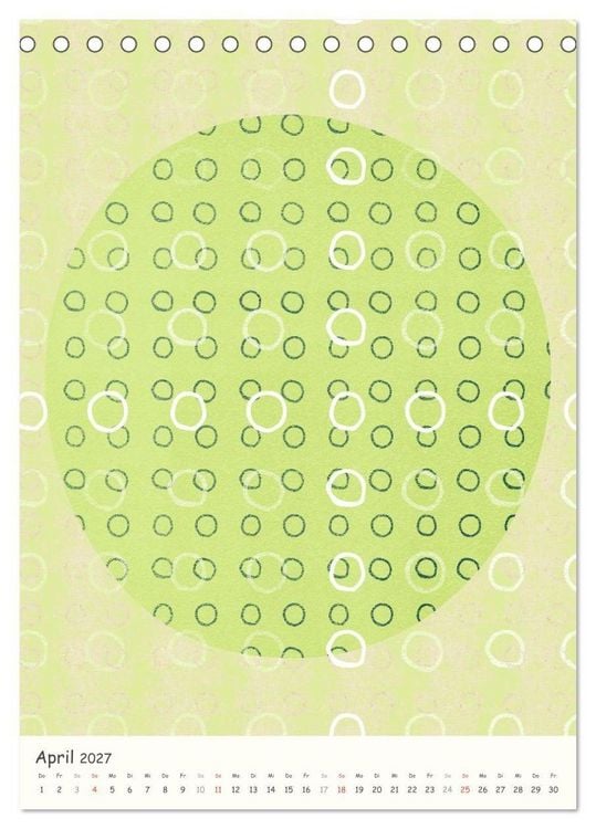 Produktbild: Punkt Punkt Punkt (Tischkalender 2027 DIN A5 hoch), CALVENDO Monatskalender