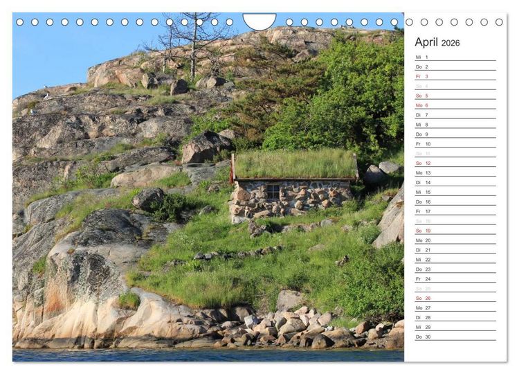 Produktbild: Unterwegs in Schweden (Wandkalender 2026 DIN A4 quer), CALVENDO Monatskalender