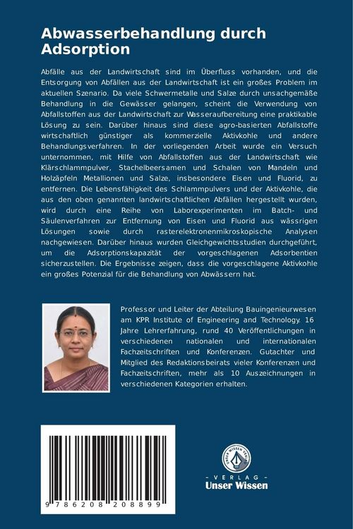 Produktbild: Abwasserbehandlung durch Adsorption