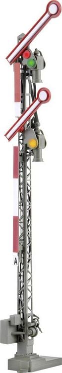 Produktbild: Viessmann Modelltechnik 4701 H0 Formsignal 2fl&uuml;gelig, gekoppelt Hauptsignal Fertigmodell