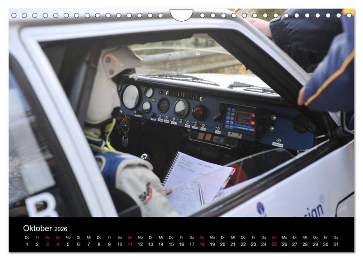 Produktbild: Asphalt und Schotter Rallye (Wandkalender 2026 DIN A4 quer), CALVENDO Monatskalender