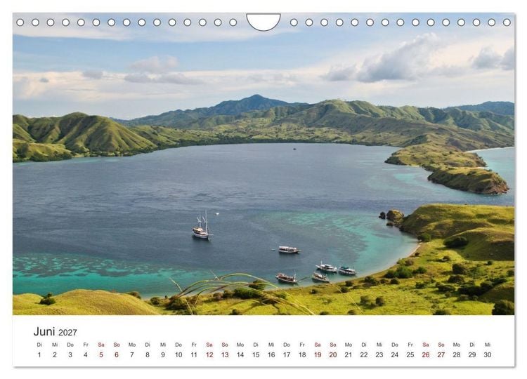 Produktbild: Indonesien - Ein atemberaubender Inselstaat. (Wandkalender 2027 DIN A4 quer), CALVENDO Monatskalender