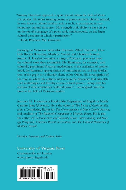 Produktbild: Victorian Poets and the Politics of Culture
