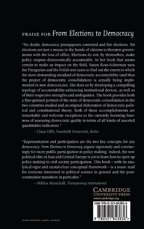 Produktbild: From Elections to Democracy