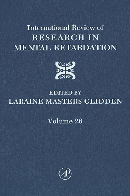 Produktbild: International Review of Research in Mental Retardation
