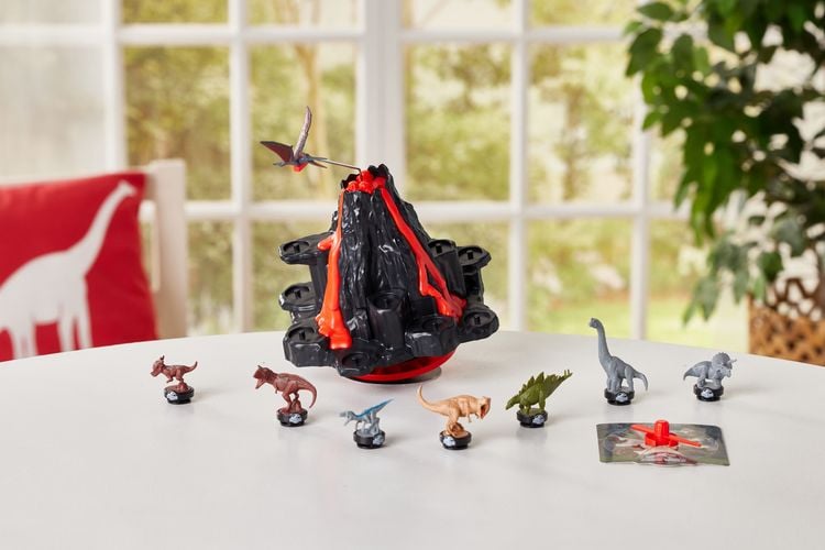 Produktbild: Epoch 7509 - Jurassic World Shaky Volcano, Dinosaurier-Geschicklichkeitsspiel