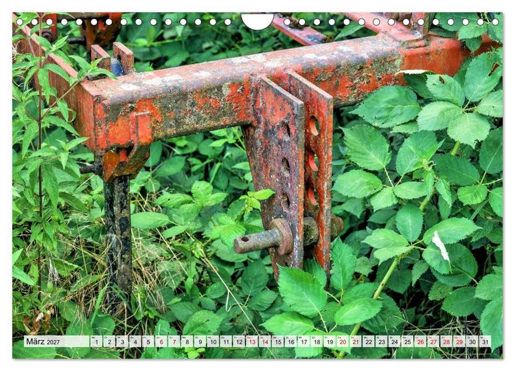 Produktbild: Landmaschinen im Dornr&ouml;schenschlaf (Wandkalender 2027 DIN A4 quer), CALVENDO Monatskalender
