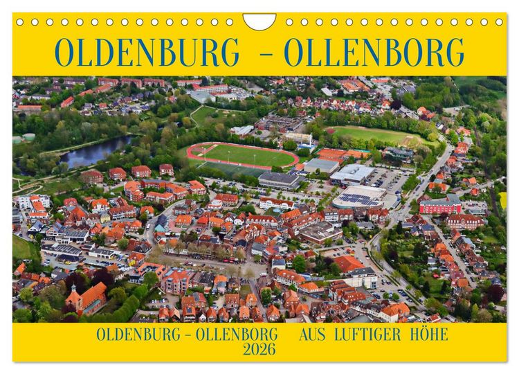 Produktbild: OLDENBURG OLLENBORG (Wandkalender 2026 DIN A4 quer), CALVENDO Monatskalender