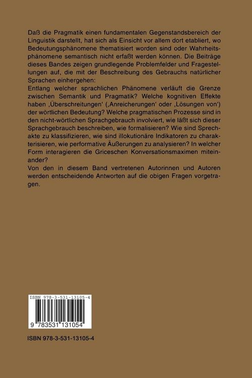 Produktbild: Pragmatik