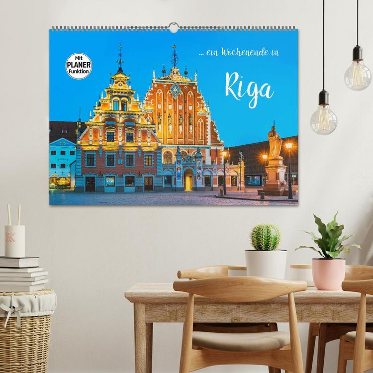 Produktbild: Ein Wochenende in Riga (Wandkalender 2026 DIN A2 quer), CALVENDO Monatskalender