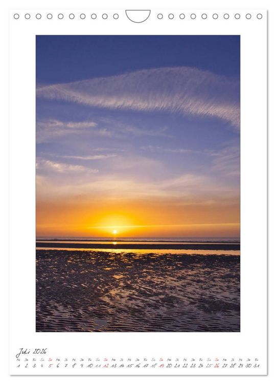 Produktbild: Insel Amrum (Wandkalender 2026 DIN A4 hoch), CALVENDO Monatskalender