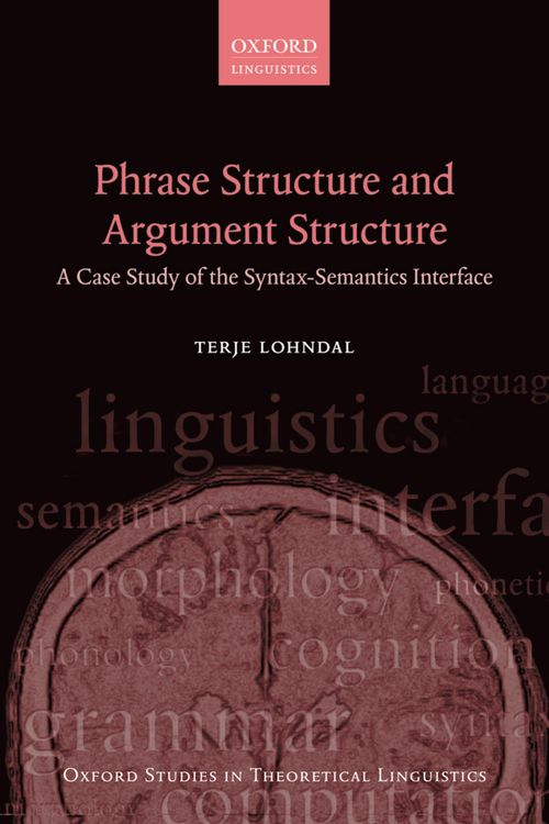 Produktbild: Phrase Structure and Argument Structure