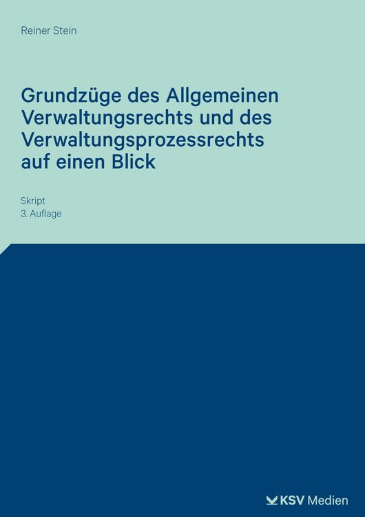 Produktbild: Grundz&uuml;ge des Allgemeinen Verwaltungsrechts und des Verwaltungsprozessrechts auf einen Blick