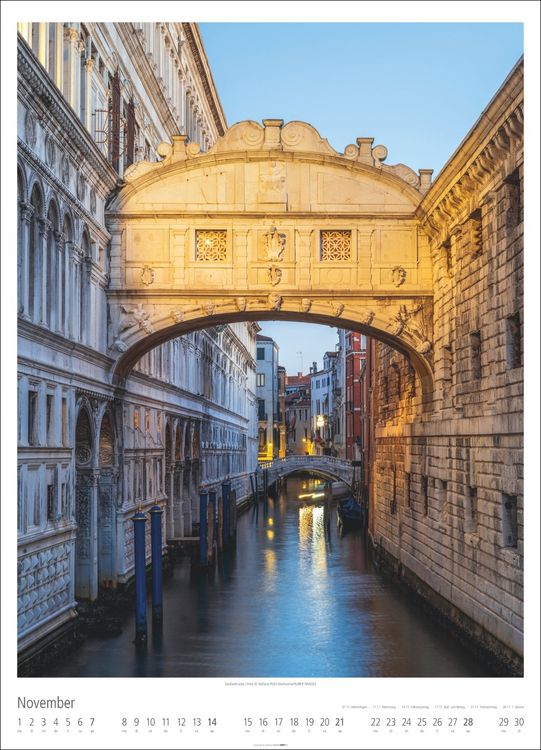 Produktbild: Venezia Kalender 2027 - La Serenissima