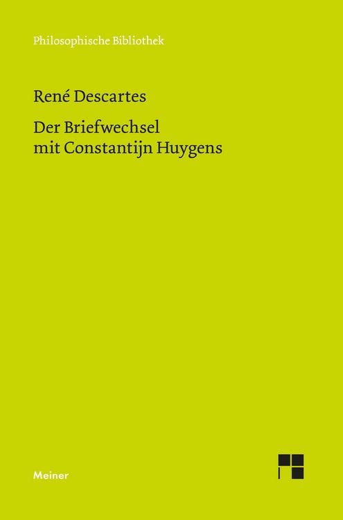 Produktbild: Der Briefwechsel mit Constantijn Huygens
