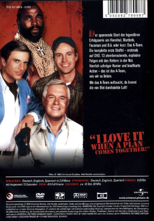Produktbild: A-Team - Season 1 - Drafting Box [5 DVDs]