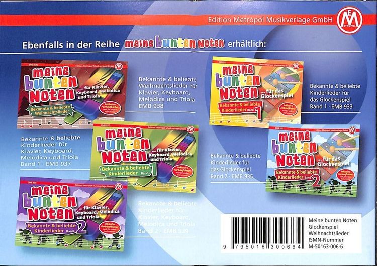 Produktbild: Meine bunten Noten f&uuml;r das Glockenspiel