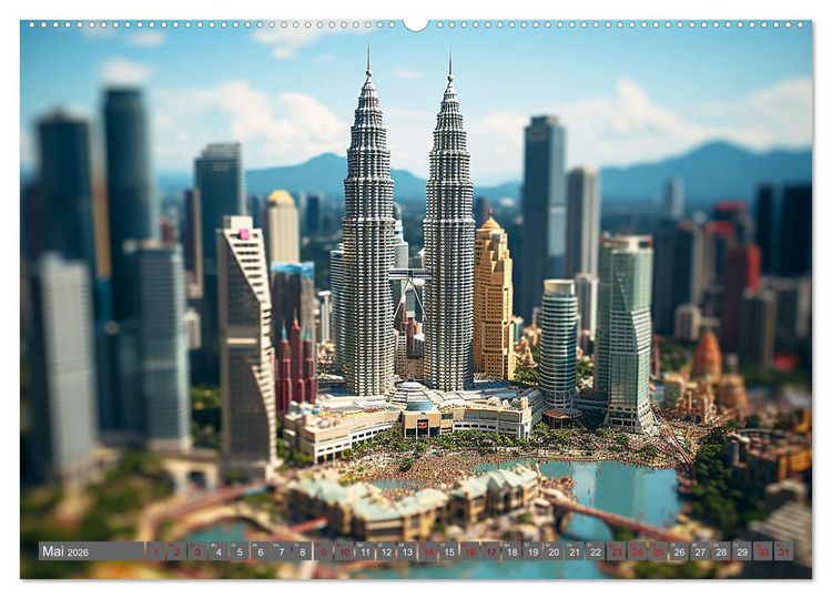 Produktbild: Urlaub in Miniatur (Wandkalender 2026 DIN A2 quer), CALVENDO Monatskalender