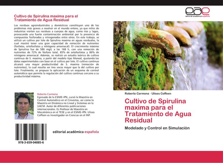 Produktbild: Cultivo de Spirulina maxima para el Tratamiento de Agua Residual